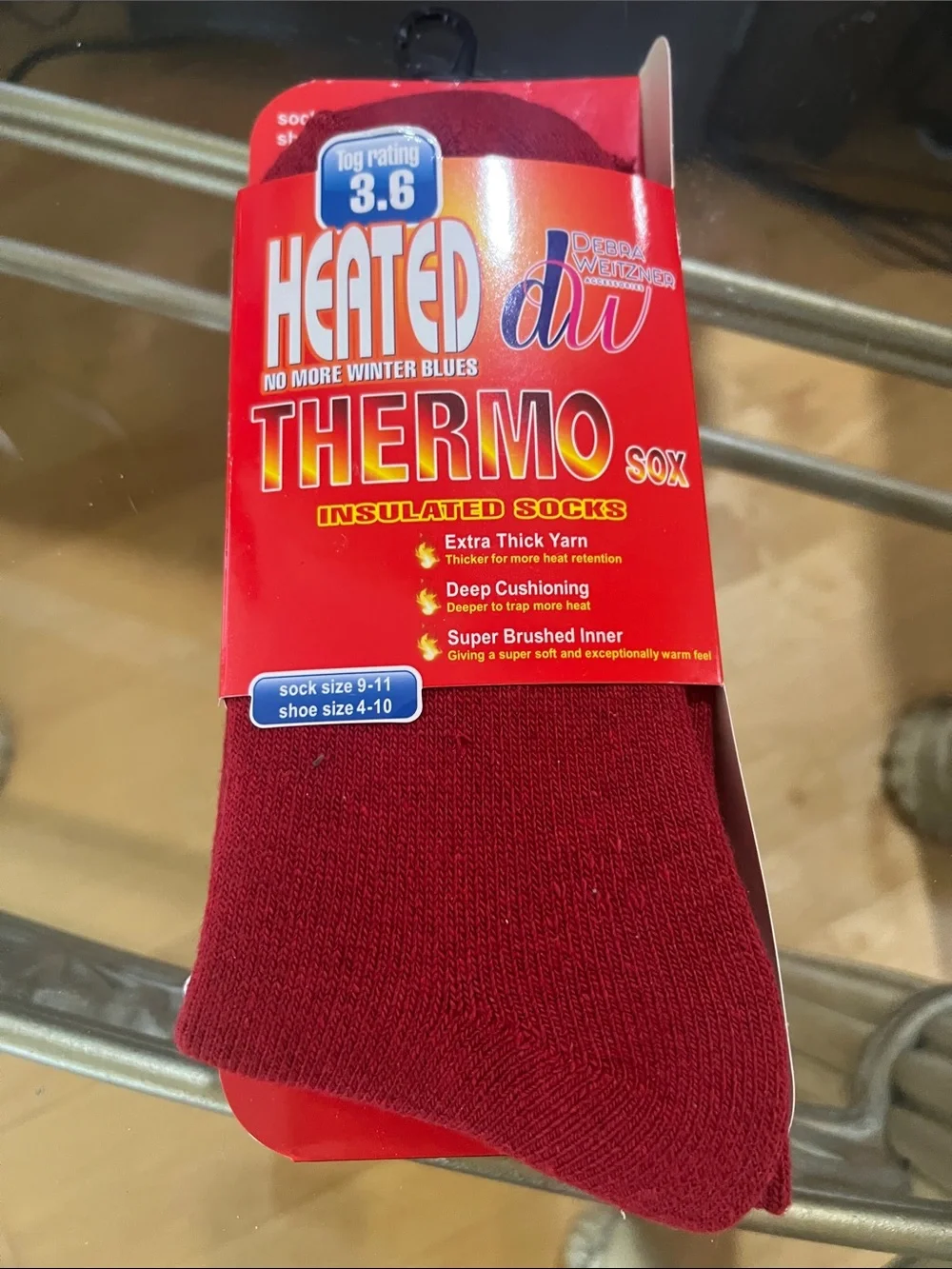 Thermo Sox Insulated Men's Socks - Red